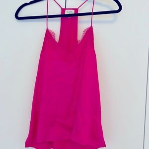 Cami NYC silk racer back tank